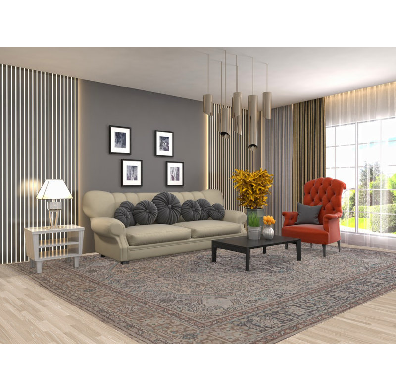 Tapis traditionnel rétro Vintage