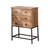 Retro Walnut Solid Wood Accent Cabinet