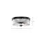 Grayson - Plafonnier encastré - Finition noir mat - Verre nervuré transparent-797591396-797591397