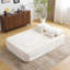 Canapé moderne blanc avec 4 coussins-370937894