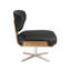Chaise d'appoint pivotante en cuir 27,16 po Marialice CAL117