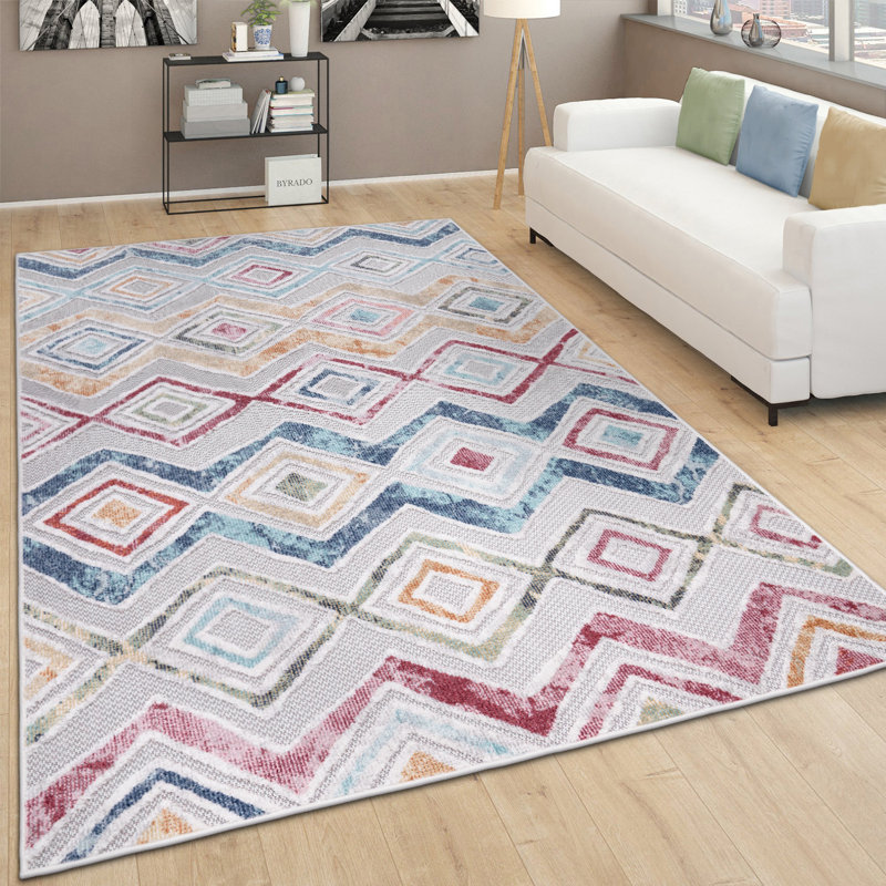 Rectangular Briaroaks Geometric Area Rug, Rectangle 160cm x 220cm
