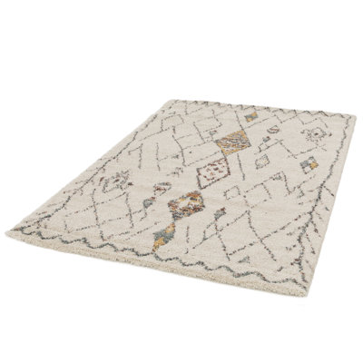 Emrys Beige/Orange/Blue Rug