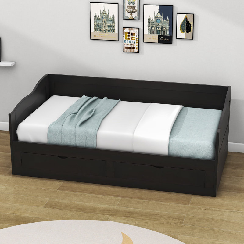 Naoise Twin Daybed with Trundle, Espresso