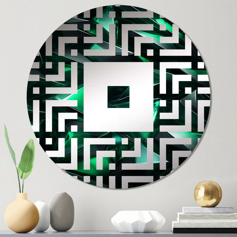 Almosta - Miroir mural carré, 31,4 po x 31,4 po