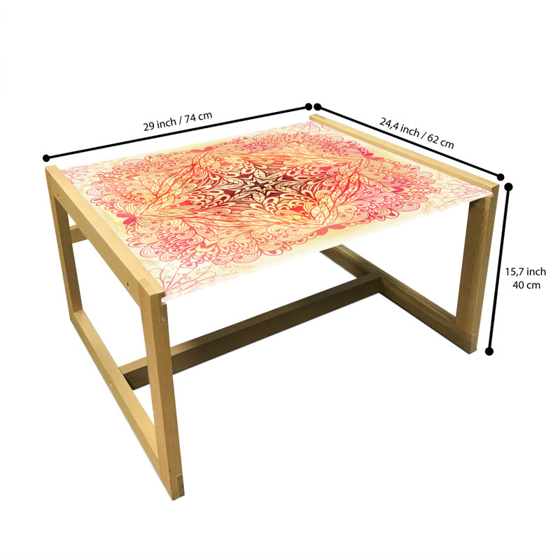Jameyah Sled Coffee Table, 40cm H x 74cm W x 62cm D