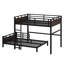 Metal Separable Bunk Beds With Raised Security Fence-1730146946