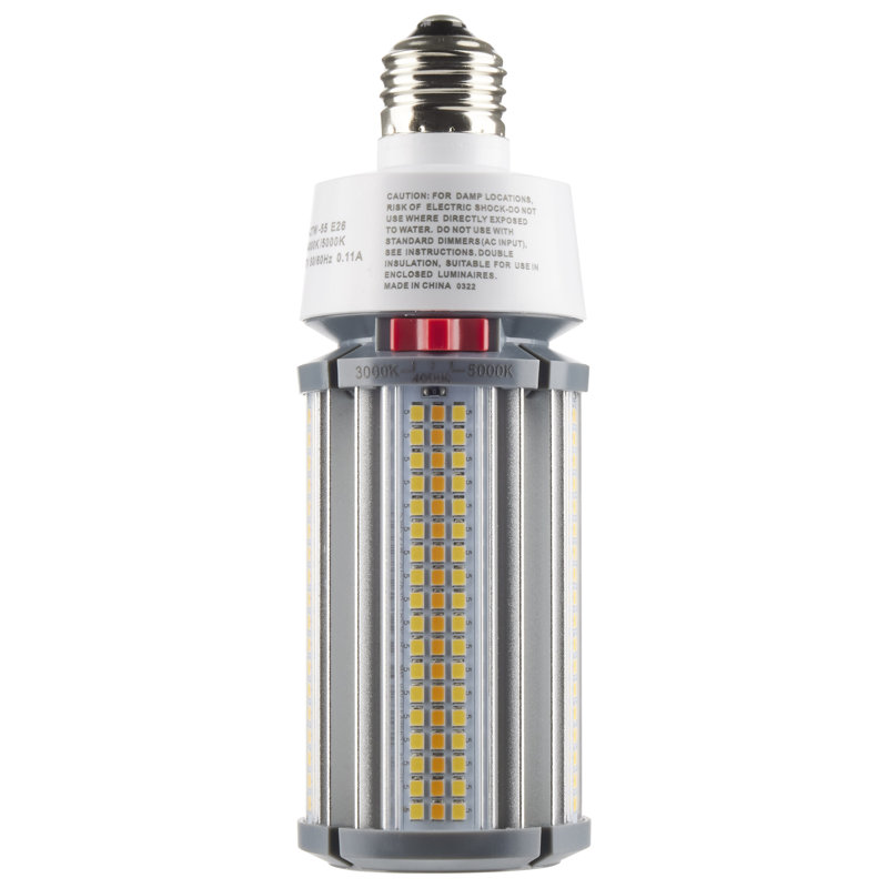 Ampoule à DEL A19 de 27 watts (équivalent à 60 watts) à intensité variable, blanc chaud (3000K) E26 / culot moyen (standard)