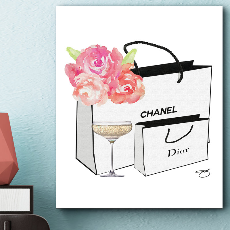 « you you magasiner », reproduction sur toile