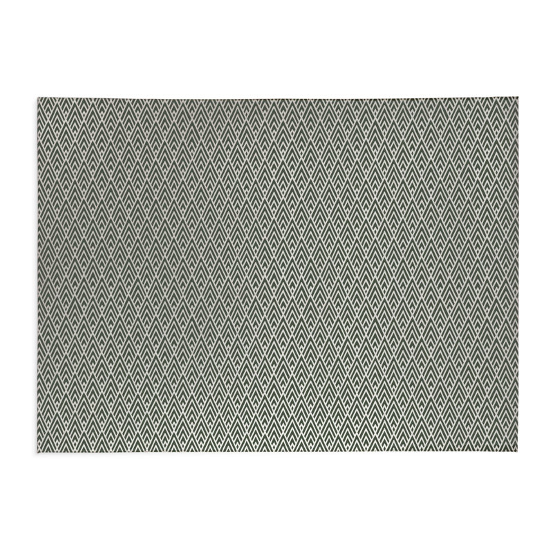 Tapis de bureau léger à chevrons, L 7 pi x L 5 pi, Chimichurri