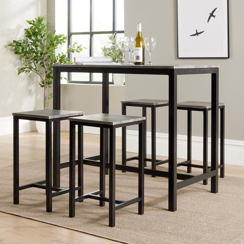 Caliopia 4 - Person Dining Set, Grey Oak