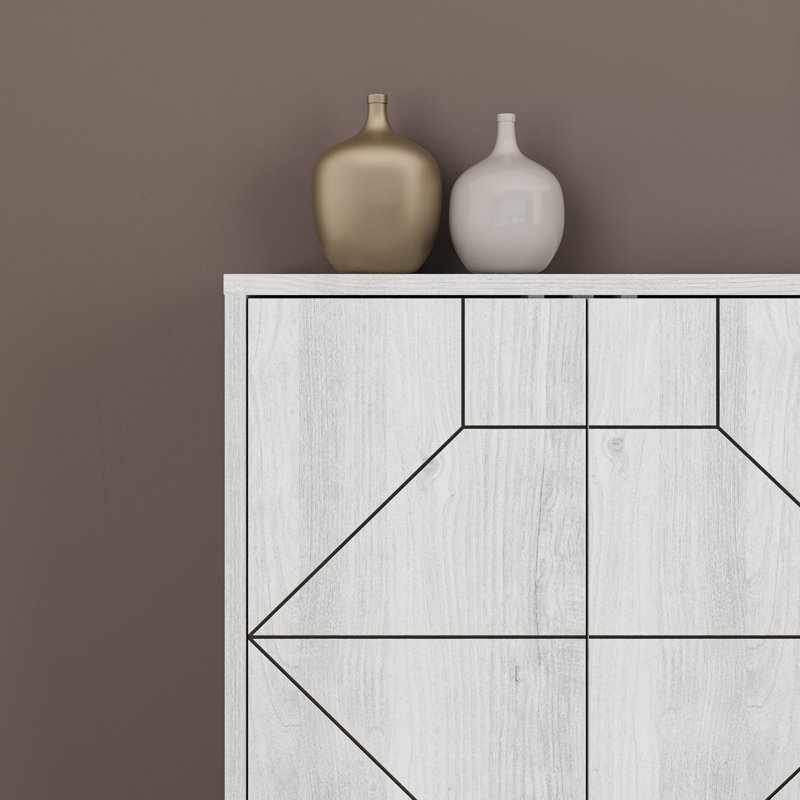 Decortie 184cm Console Table, Off-white