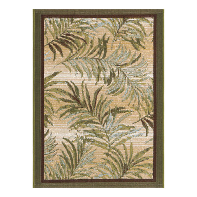 Tapis botanique d'extérieur Green_Unique