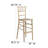 Cutler Gold Wood Chiavari Event and Hospitality Stacking Barstool-785912459