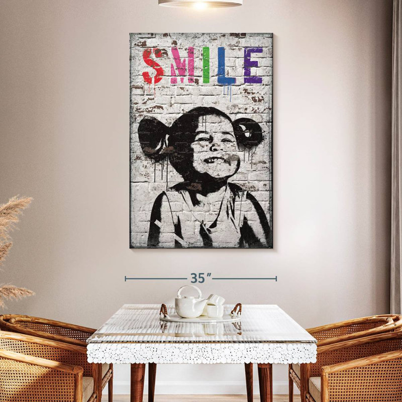 Leisha Smiling Girl, 51" H x 34" W