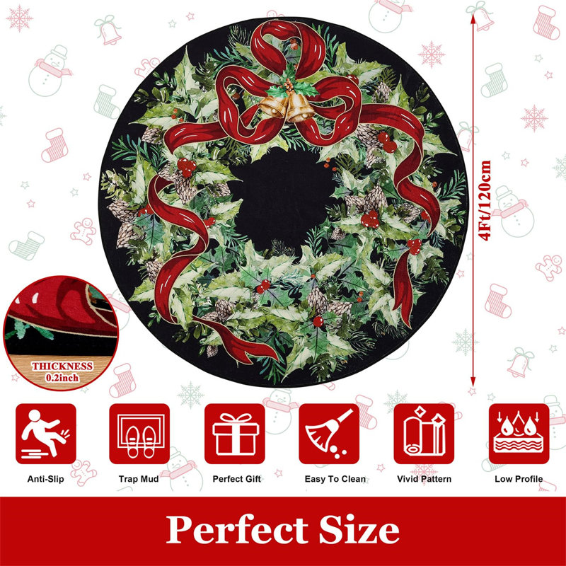 Round Aniyan 120cm X 120cm Area Rug