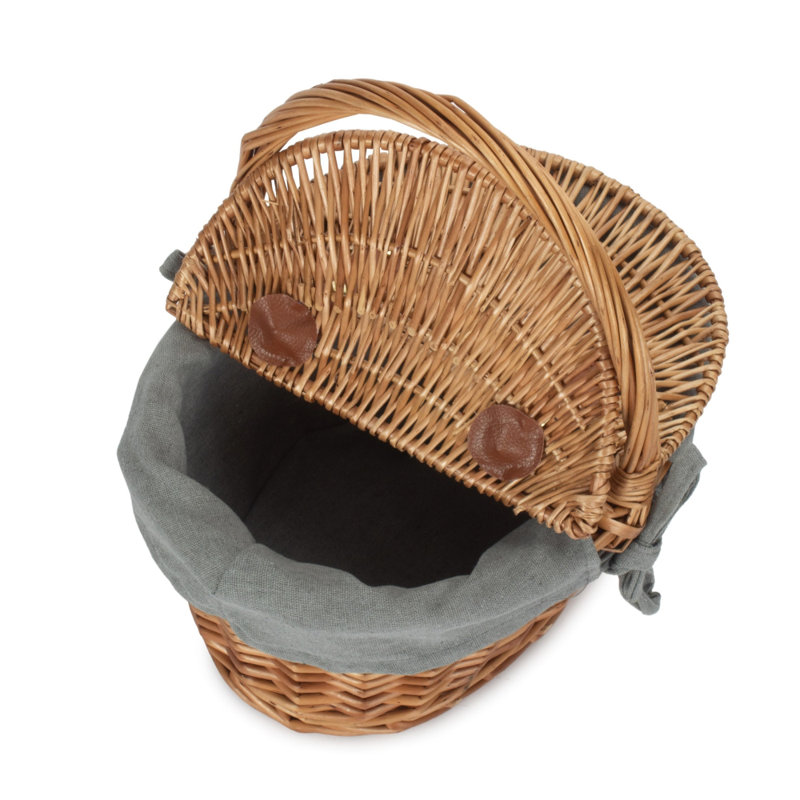 Bay Isle Home Wicker Decorative Basket, Brown