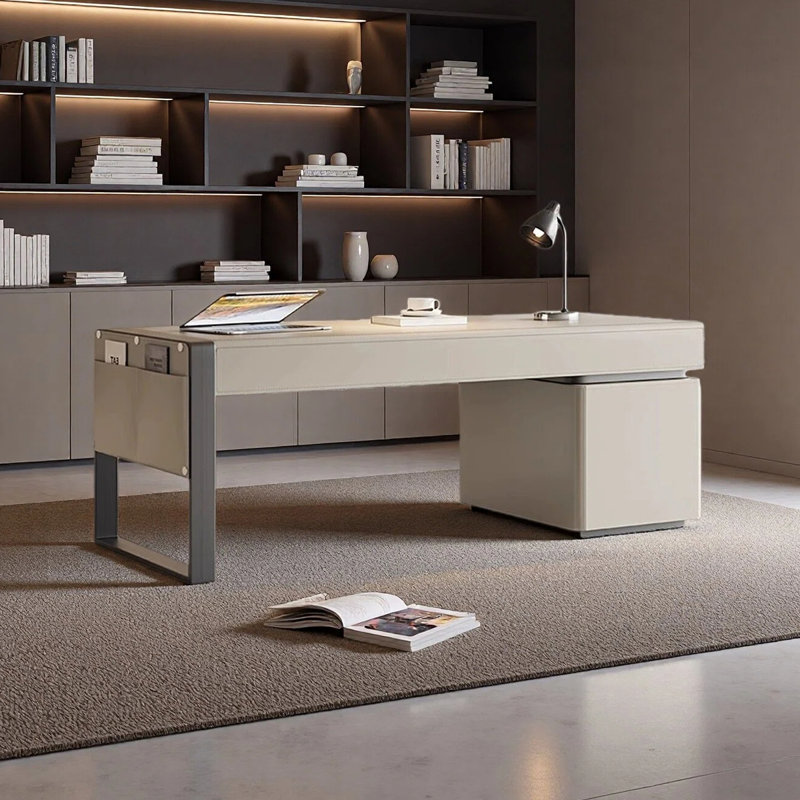 bureau minimaliste, H 29,53 po x l 62,99 po x P 23,62 po