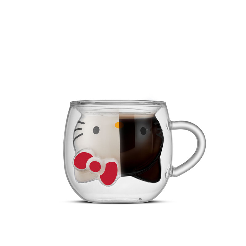 Hello Kitty 3D Double Wall Coffee Mug, 13.5