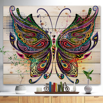« panaché papillon », impression