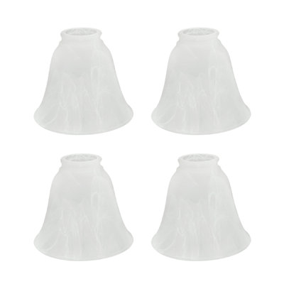 Abat-jour de ventilateur de plafond en verre givré H 4,75 po x 5,5 W Analynn