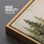 «Snowy Pine Forest Tranquil Winter Landscape Nature Decor», reproduction d'art sur toile encadrée-120419726-120419729