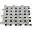 Twine 1x3 Basketweave Polished Marble Mosaic Tile
