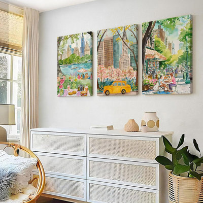 3 Piece Wrapped Canvas Print
