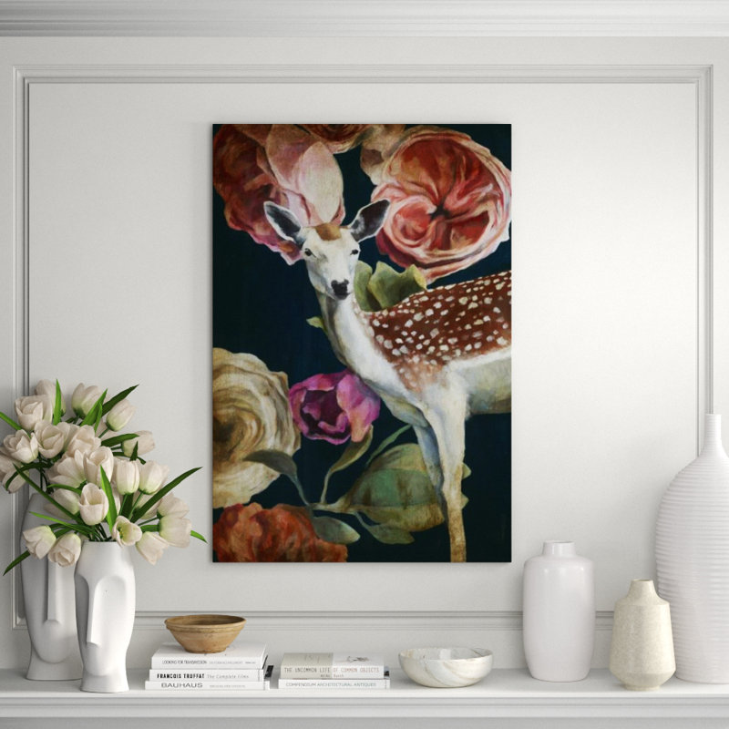 Wild Bouquet VI Print by Sarah Atkinson, Glass Coat, 35" H x 24" W x 1.5" D