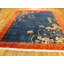 Tapis bleu marine antique Art Deco