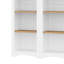 Armoire de rangement Farmhouse deux tons avec tablettes réglables-1290706597
