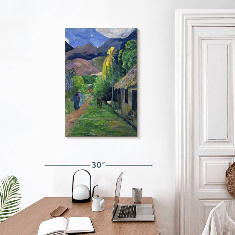 Alvord Street à Tahiti, H 30 po x l 20 po
