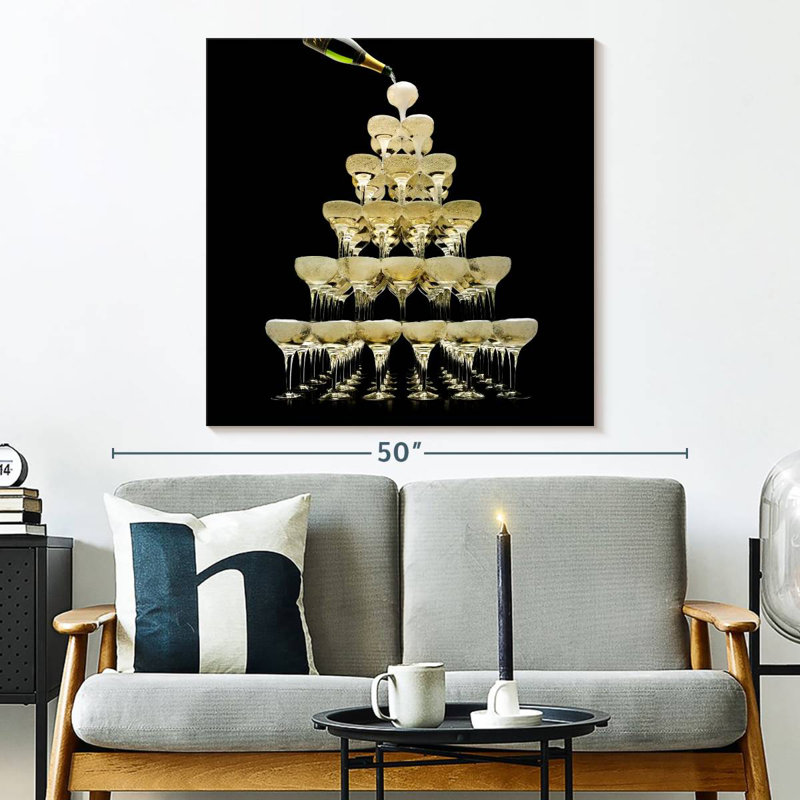 Yarlin Champagne Tower, 33" H x 33" W