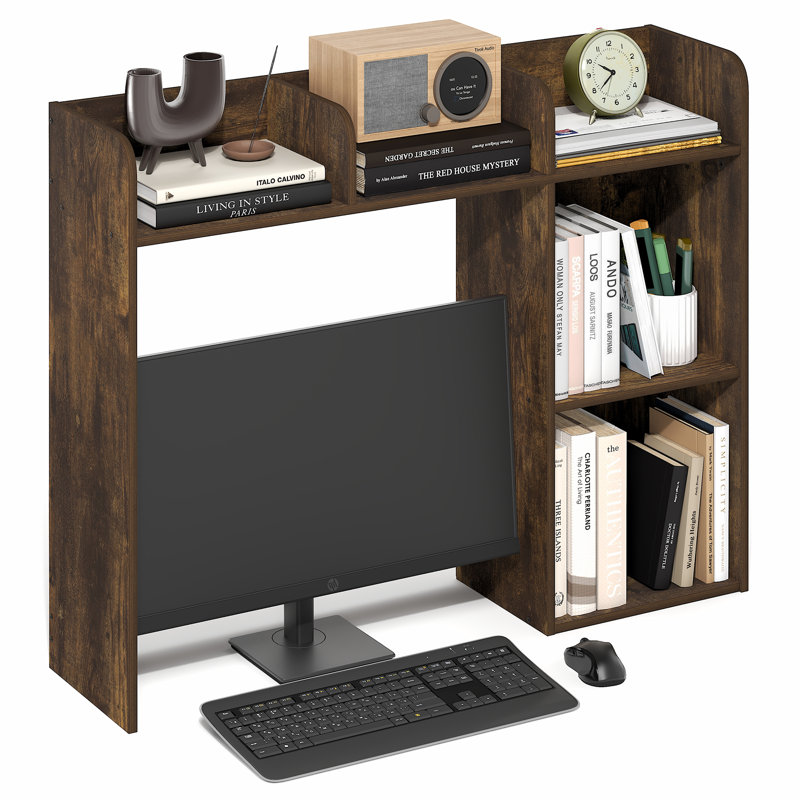 Sudheer Computer Desk, Amber Pine