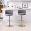 Tabouret de bar pivotant à hauteur réglable Gevan-200929464