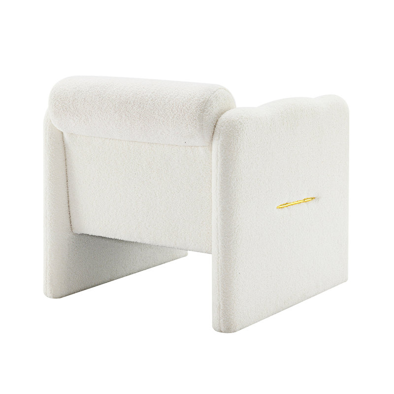 Chaise avec accoudoirs Modern, Ourson blanc