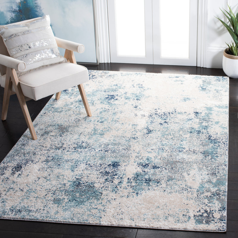 Scriber Performance Abstract Rug, Rectangle 6' x 9'