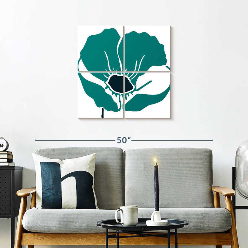 Harnek Pop Art Floral I, 26" H x 26" W
