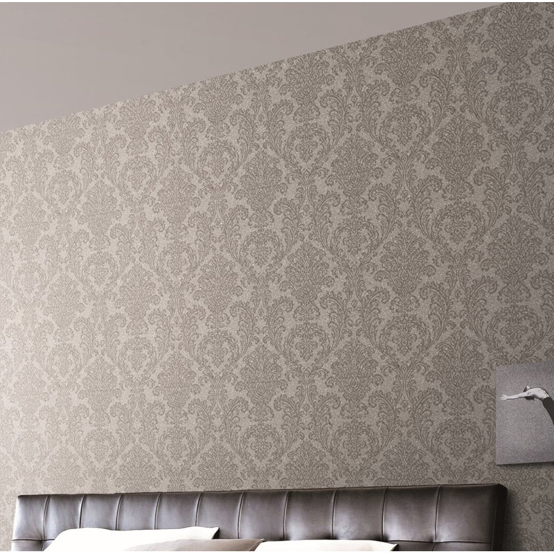 Rouleau de papier peint L 33 pi x l 21 po Lilo, Crème