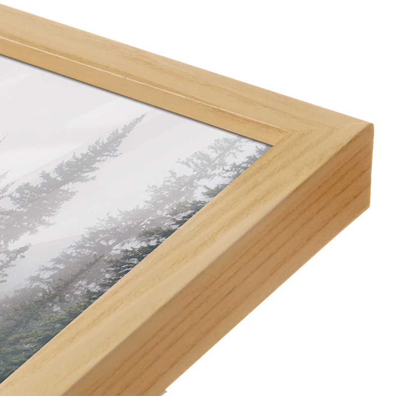 «Foggy Lake» par Garima Dhawan, reproduction d'art sur toile, H 48 po x l 36 po, Tanné