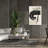 " Black & Neutral Abstract 7 " Print-1203366852