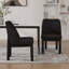 Ensemble de chaises d'appoint modernes avec dossier incurvé et pieds en bois Modern-2107253451