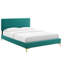 Lit plateforme en velours Performance Modway Phillipa-1315001423-1315001422