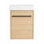 Floating Wall-Mounted Bathroom Vanity with Ceramic Sink