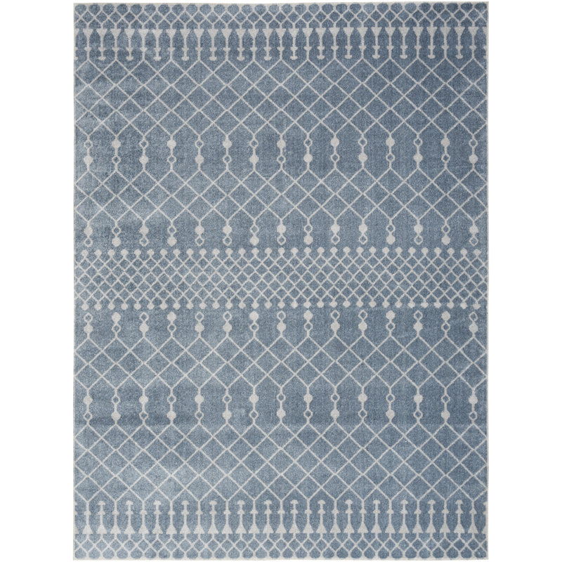 Kittie Washable Moroccan Indoor Rug, Rectangle 10' x 14'