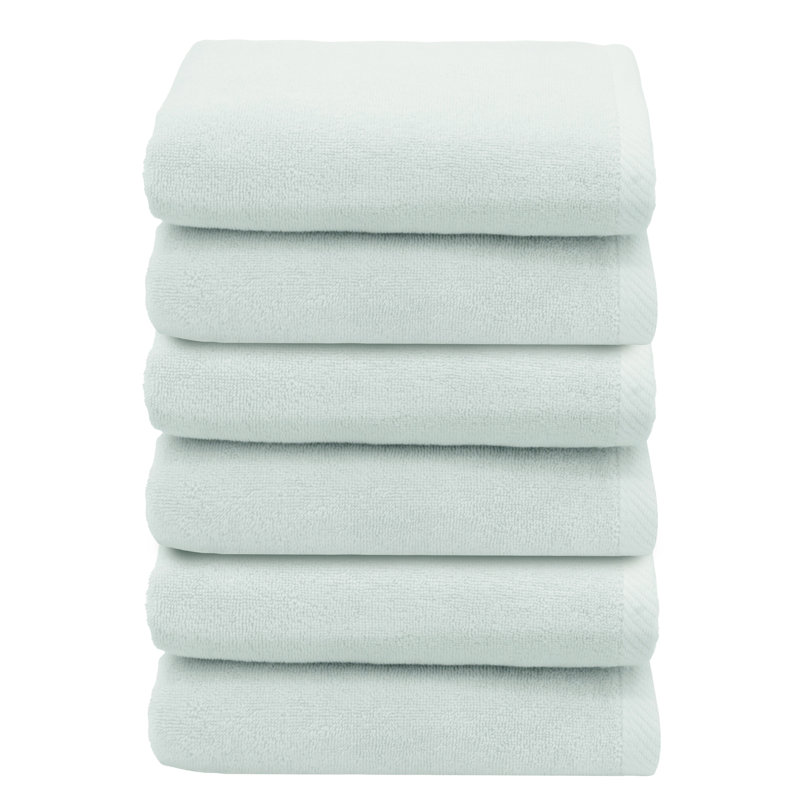 Débarbouillette en coton, Aqua