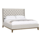 Michael Weiss Upholstered Wingback Bed
