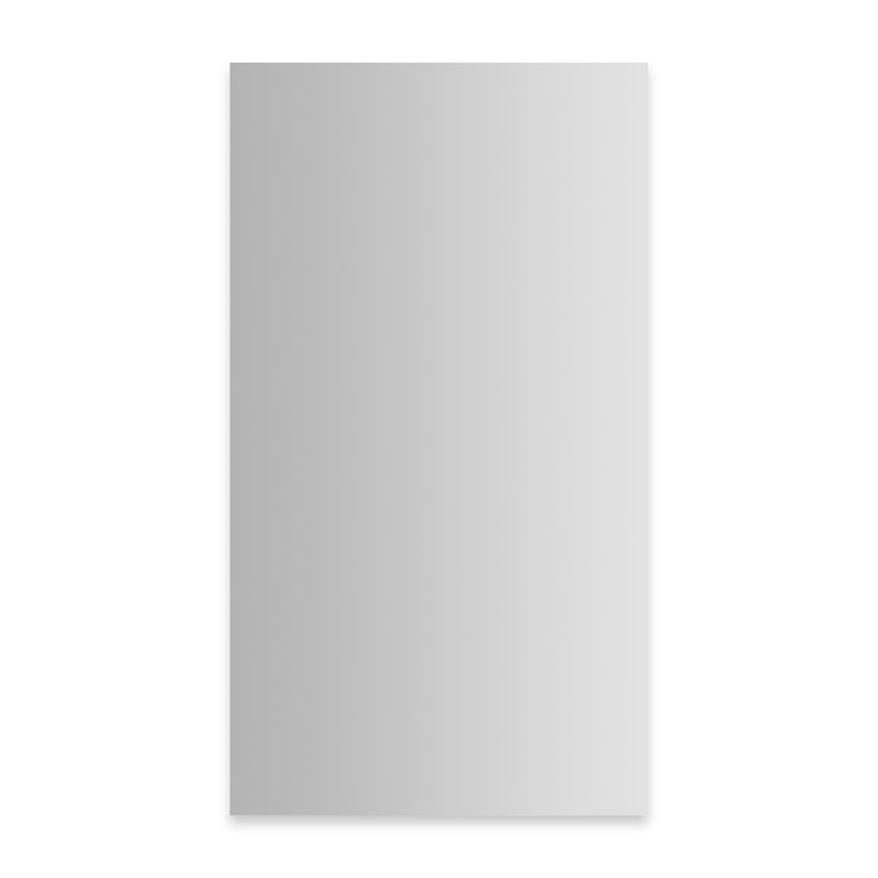 Rectangular Frameless Aluminum Full Length Wall Mirror