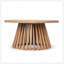 ENSEMBLE DE MEUBLES DE PATIO: LIT DE CLASSE 3 PLACES CLAREMONT + TABLE EN BOIS ACACIA-1839999051