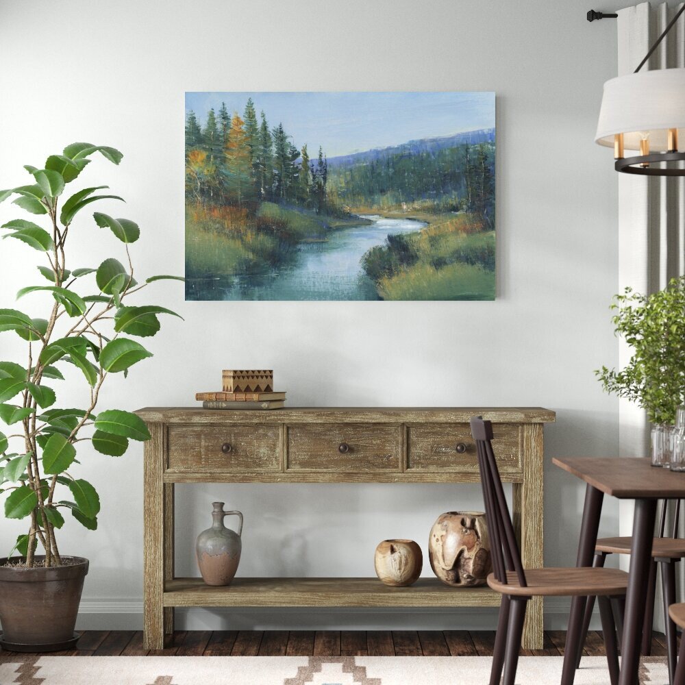 Millwood Pines Trout Stream I by Timothy O' Toole - Wrapped Canvas ...